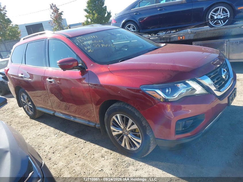 2019 Nissan Pathfinder, Hail, IAAI, VIN 5N1DR2MM9KC599445