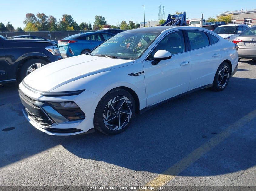 2026 Hyundai Sonata Preferred-Trend, Right Rear, IAAI, VIN KMHL44JA9TA580648 — photo 2