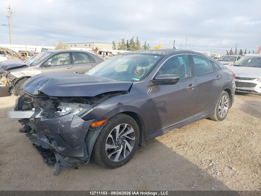 2017 Honda Civic, Front, IAAI, VIN 2HGFC2F89HH002588 — photo 2