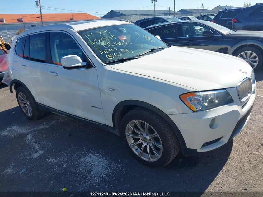 2014 BMW X3, Rear, IAAI, VIN 5UXWX9C53E0D12663