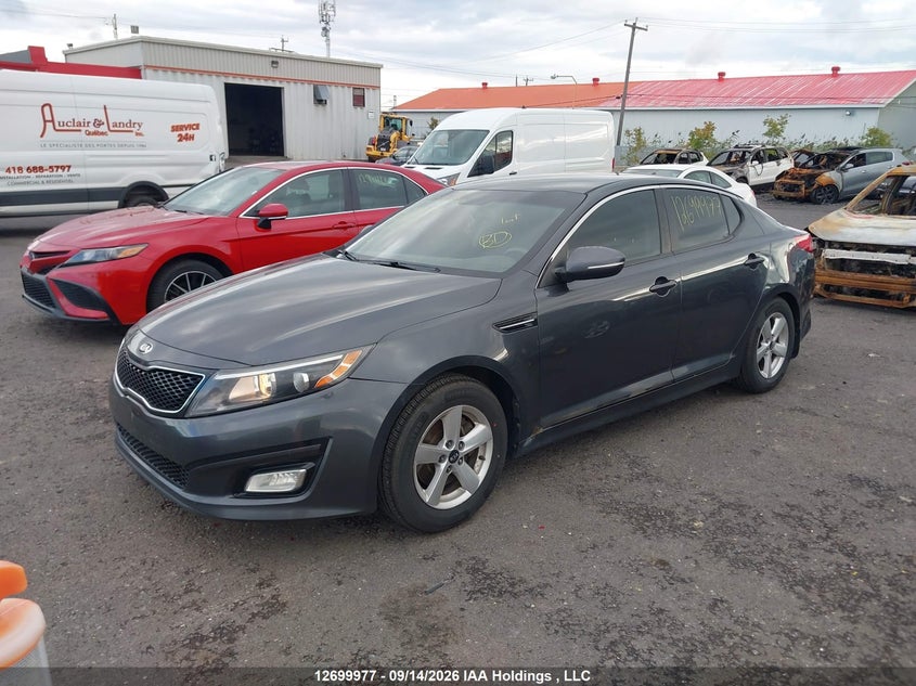 2014 Kia Optima, Правий зад, IAAI, VIN KNAGM4A72E5505583 — фото 2