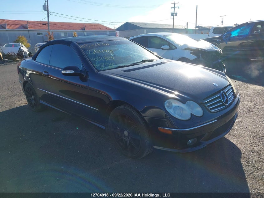 2005 Mercedes-Benz Clk 500, Удар ззаду, IAAI, VIN WDBTK75G35T051325