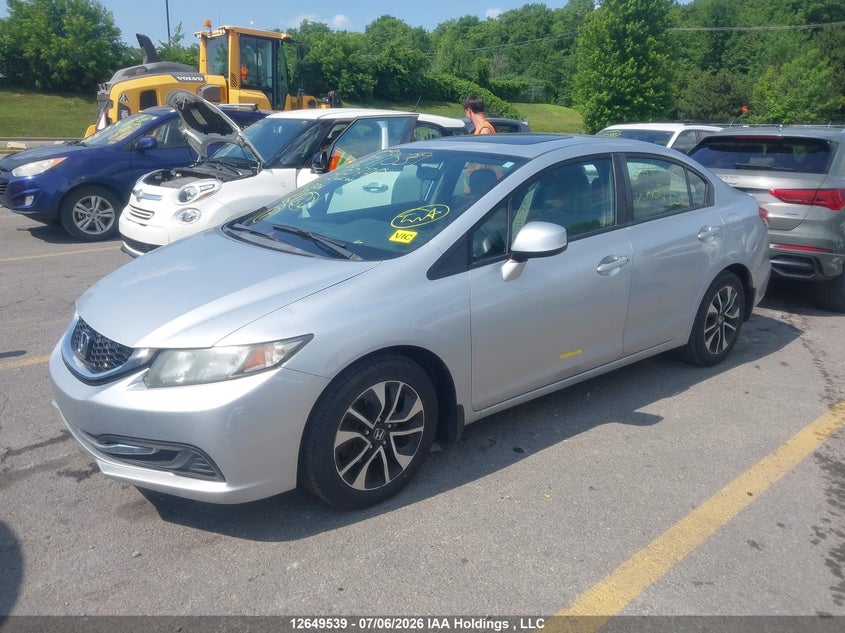 Vin: 2hgfb2f54dh007751, lot: 3117598, honda civic ex 20132
