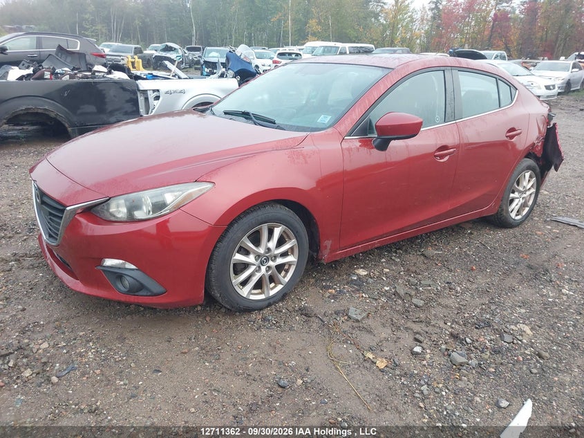 Vin: jm1bm1v79e1163109, lot: 3117672, mazda 3 touring 20142