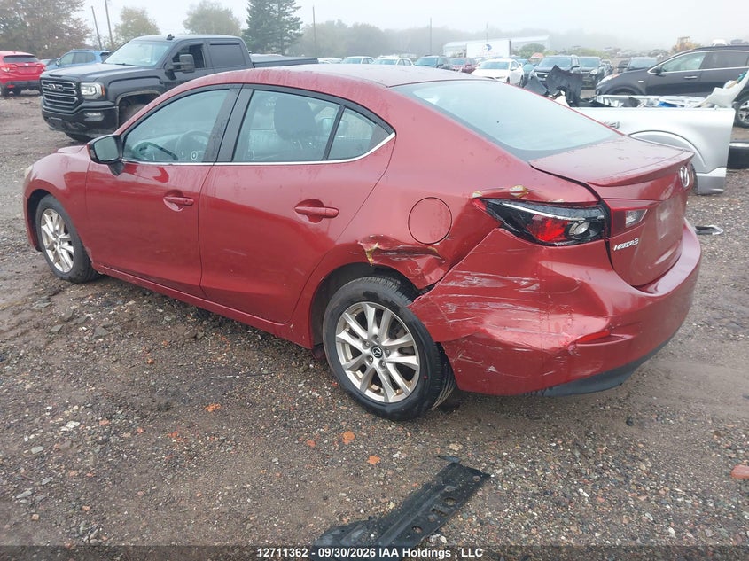 Vin: jm1bm1v79e1163109, lot: 3117672, mazda 3 touring 20143