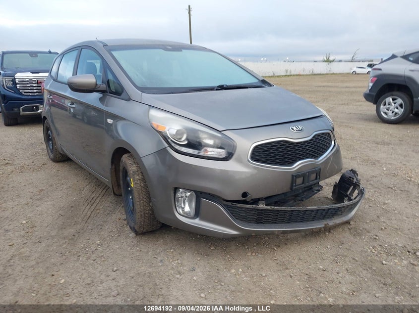 2014 Kia Rondo Lx, Удар спереди, IAAI, VIN KNAHT8A31E7063332