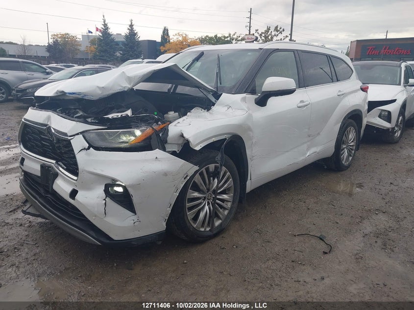 Vin: 5tdfzrbh3ns252823, lot: 3117746, toyota highlander 20222