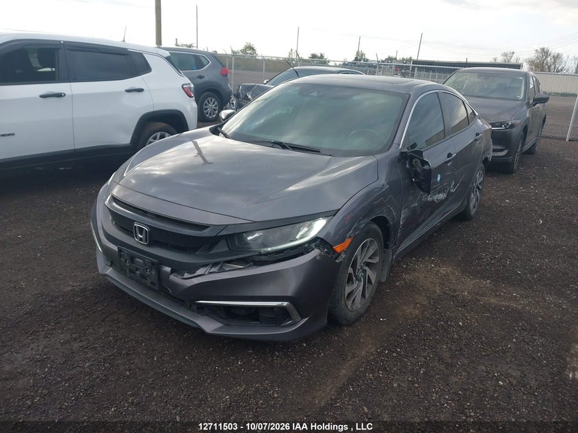 2018 Honda Civic Lx, Левый бок, IAAI, VIN 2HGFC2F66JH015092 — фото 2