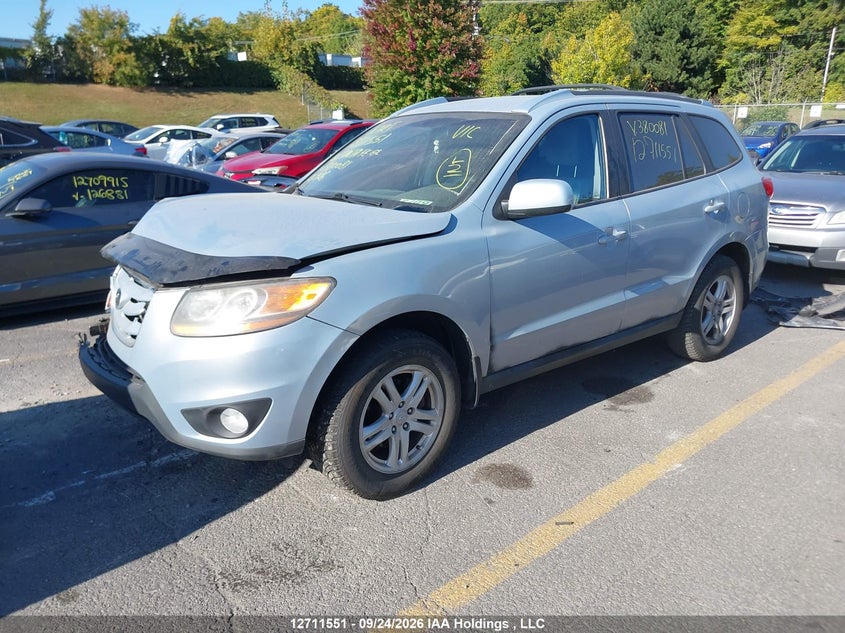 2010 Hyundai Santa Fe Gl, Front, IAAI, VIN 5NMSGDAG4AH380081 — photo 2