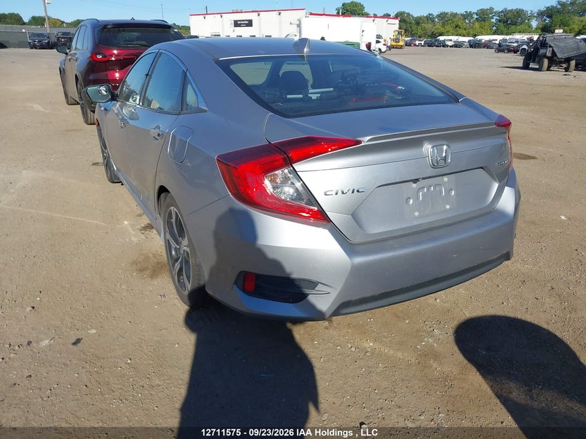 Vin: 2hgfc1f95jh108383, lot: 3117916, honda civic touring 20183