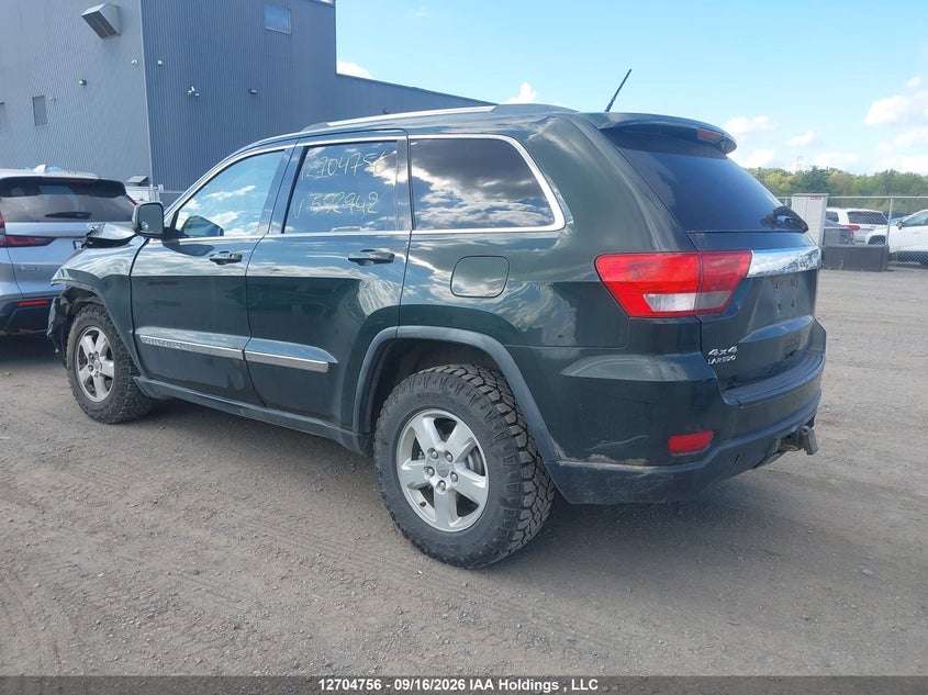 Vin: 1j4rr4gg0bc552942, lot: 3118139, jeep grand cherokee laredo 20113