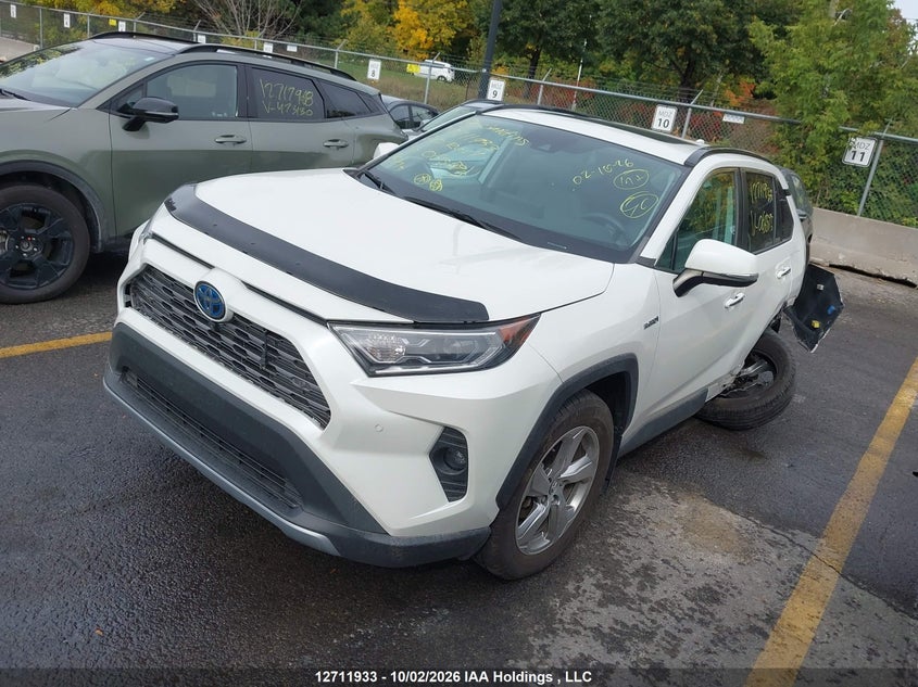Vin: 2t3dwrfv8lw063595, lot: 3118299, toyota rav4 limited 20202