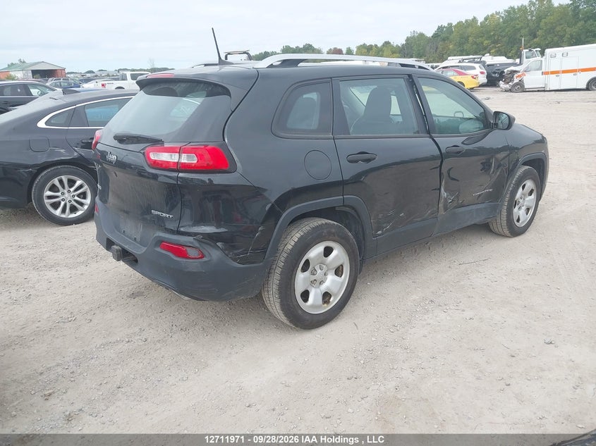 Vin: 1c4pjmas8gw365083, lot: 3118341, jeep cherokee sport 20164