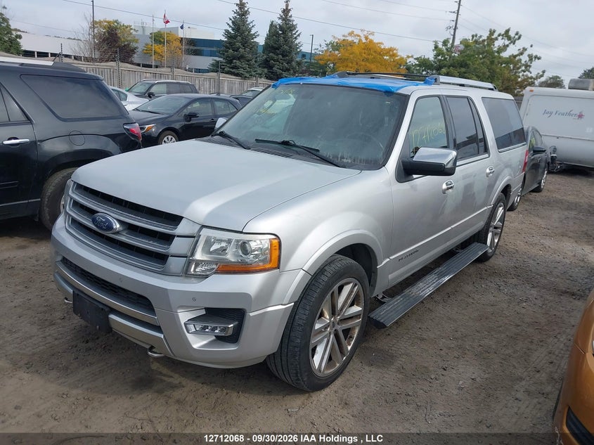Vin: 1fmjk1mt3gef39522, lot: 3118447, ford expedition el platinum 20162