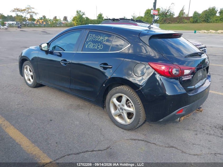 Vin: 3mzbm1l74fm210230, lot: 3118482, mazda mazda3 gs 20153