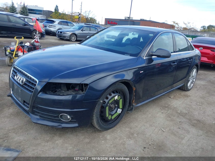 Vin: wauhfcfl7ca117882, lot: 3118510, audi a4 quattro 20122