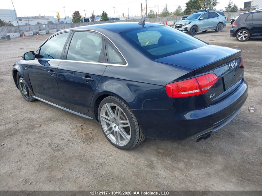 Vin: wauhfcfl7ca117882, lot: 3118510, audi a4 quattro 20123