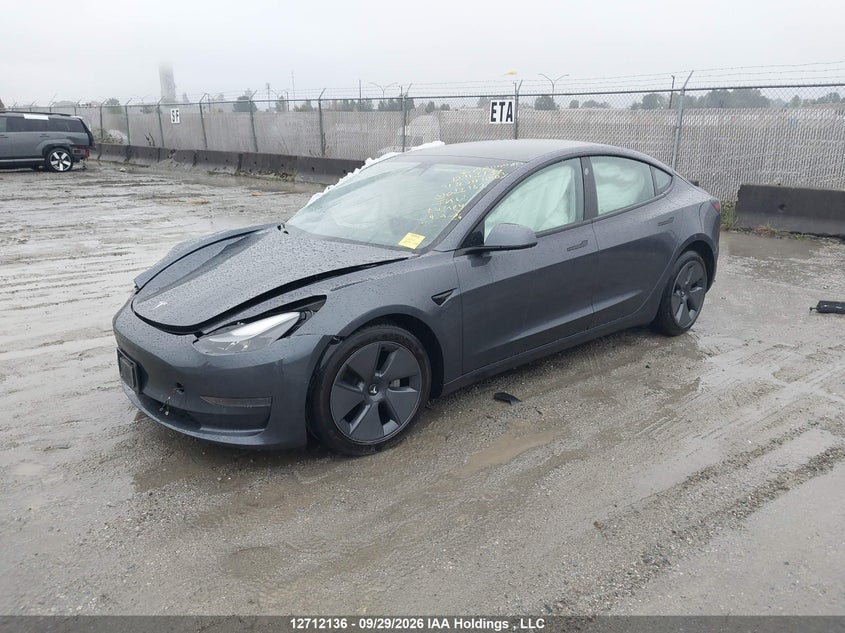 Vin: 5yj3e1ea6mf022162, lot: 3118529, tesla model 3 20212