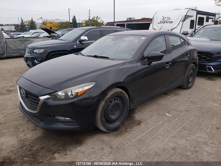 Vin: jm1bn1k73j1158046, lot: 3118549, mazda mazda3 gx 20182