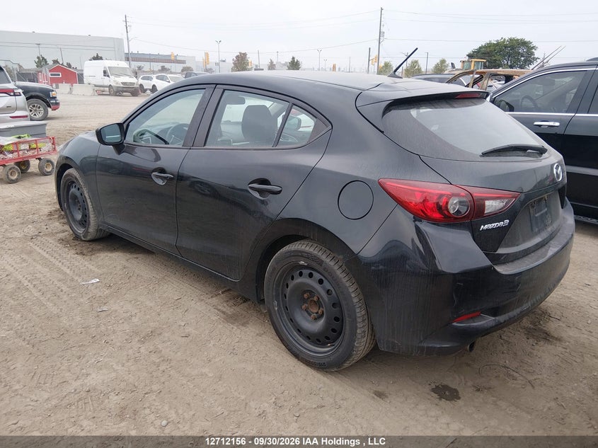 Vin: jm1bn1k73j1158046, lot: 3118549, mazda mazda3 gx 20183