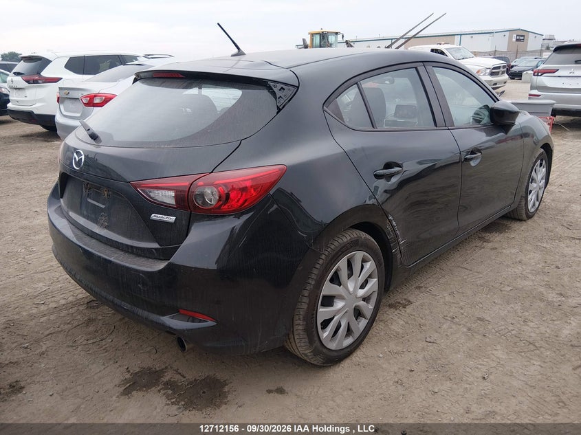 Vin: jm1bn1k73j1158046, lot: 3118549, mazda mazda3 gx 20184