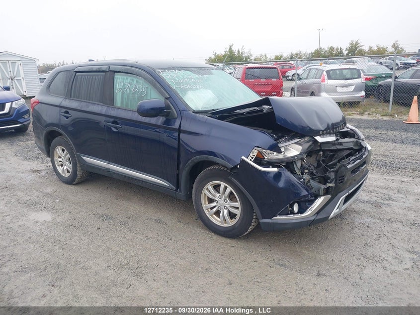 2019 Mitsubishi Outlander Es, Удар спереди, IAAI, VIN JA4AZ2A34KZ606280