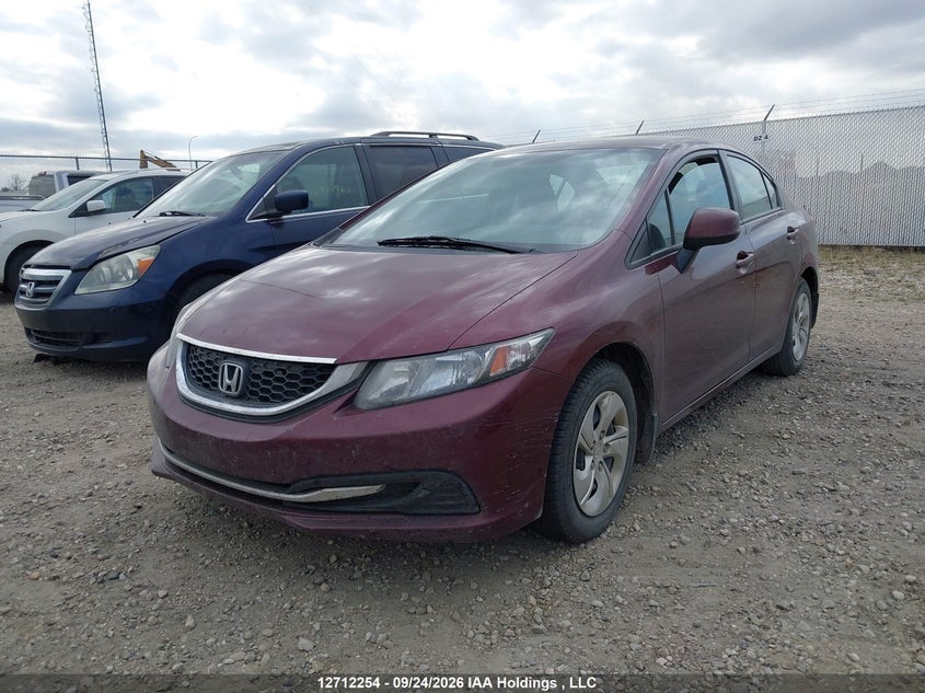 2013 Honda Civic, Charity, IAAI, VIN 2HGFB2F43DH032874 — photo 2