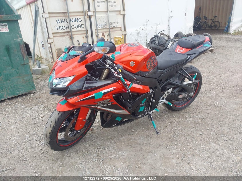 2009 Suzuki Gsx-R600, Удар спереди, IAAI, VIN JS1GN7EA392105184 — фото 2