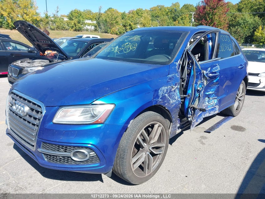2015 Audi Q5 Premium Plus, Left Side, IAAI, VIN WA1LGCFPXFA023362 — photo 2