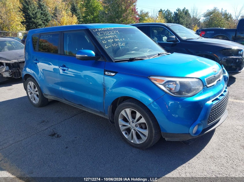 2016 Kia Soul +, Left Front, IAAI, VIN KNDJP3A57G7320994
