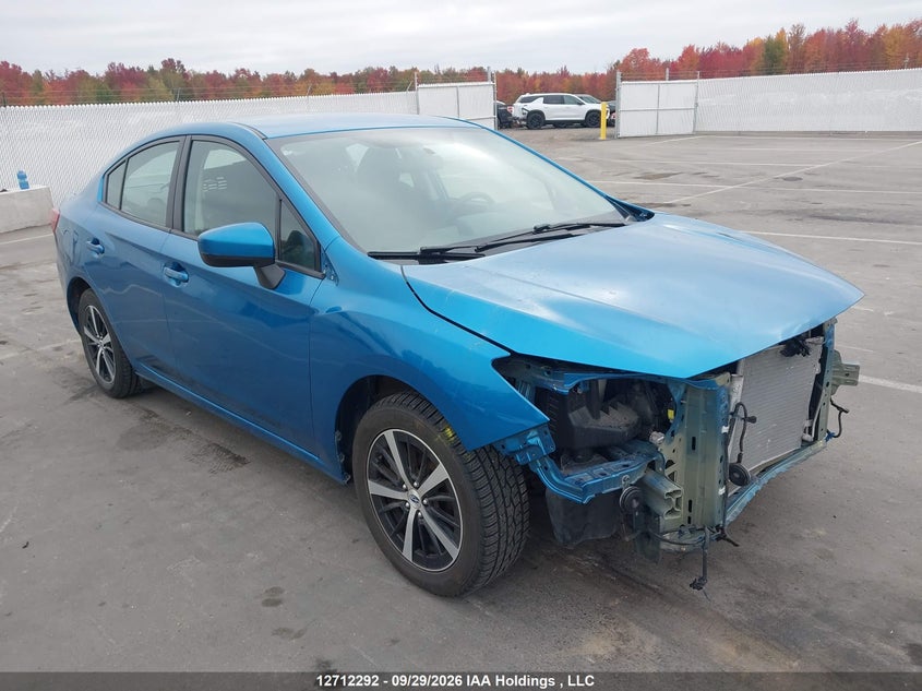 2019 Subaru Impreza Premium, Удар спереди, IAAI, VIN 4S3GKAC64K3606546