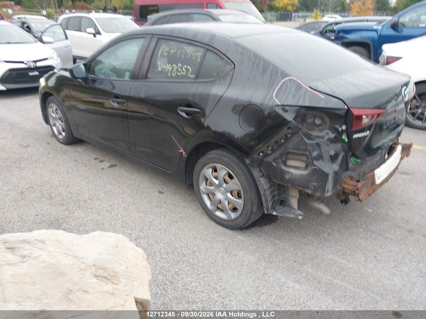 Vin: jm1bm1u71e1198552, lot: 3118742, mazda 3 sport 20143