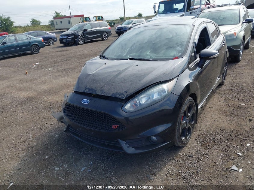 2018 Ford Fiesta St, Удар спереди, IAAI, VIN 3FADP4GX0JM115998 — фото 2