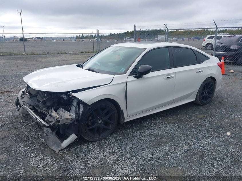 2023 Honda Civic Sport, Front, IAAI, VIN 2HGFE2F58PH110621 — photo 2