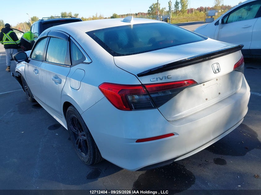 Vin: 2hgfe2f33nh102857, lot: 3118801, honda civic 20223