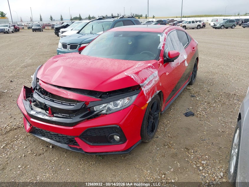 2019 Honda Civic Sport, Угон, IAAI, VIN SHHFK7G41KU305242 — фото 2