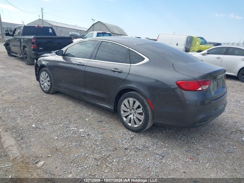 Vin: 1c3cccfb3fn549805, lot: 3118918, chrysler 200 lx 20153
