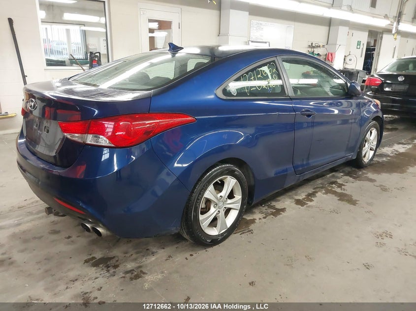 Vin: kmhdh6ae8du021809, lot: 3119088, hyundai elantra coupe gs/se 20134