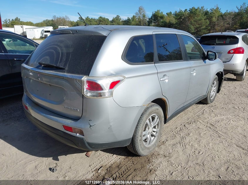 Vin: ja4az2a35ez602601, lot: 3119117, mitsubishi outlander 20144