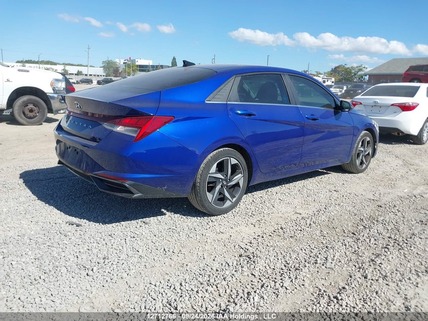 Vin: kmhln4ag2mu068215, lot: 3119200, hyundai elantra sel 20214