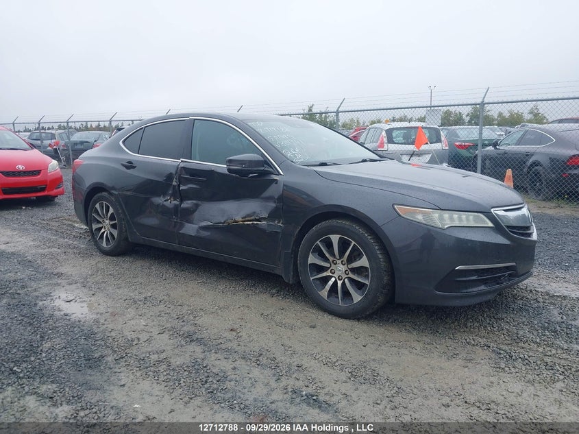 2015 Acura Tlx Tech, Правый бок, IAAI, VIN 19UUB1F54FA801961