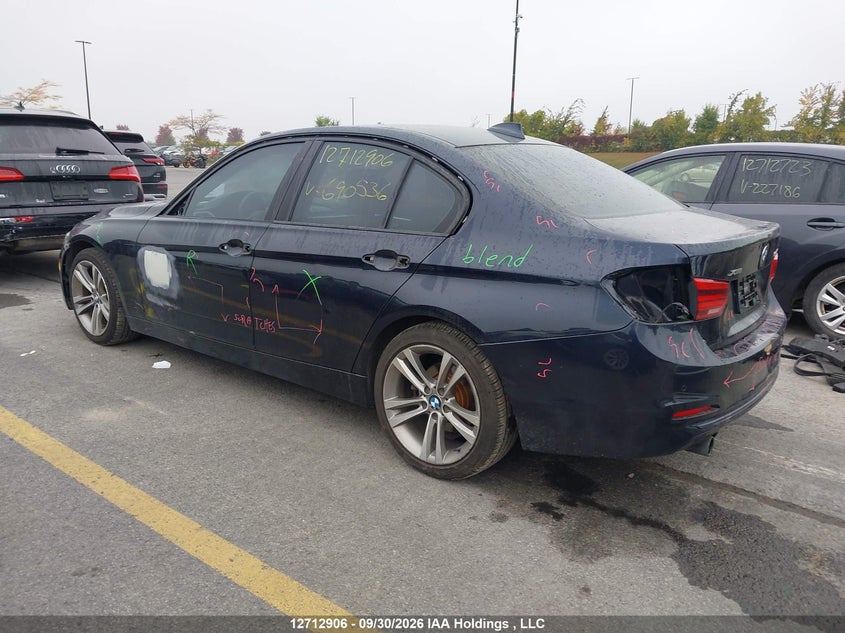 Vin: wba8a3c58gk690536, lot: 3119350, bmw 320i xdrive 20163