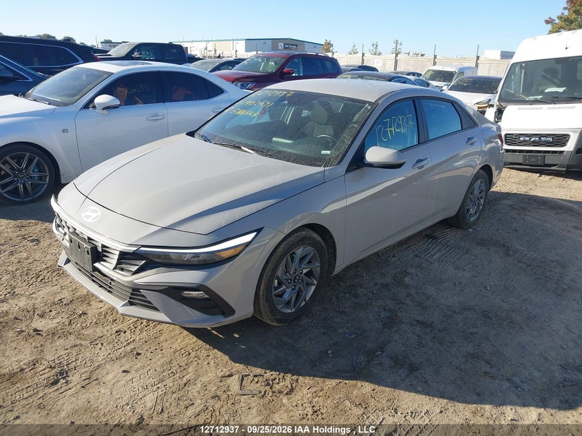 2025 Hyundai Elantra Sel Sport, Front, IAAI, VIN KMHLM4DG0SU902431 — photo 2