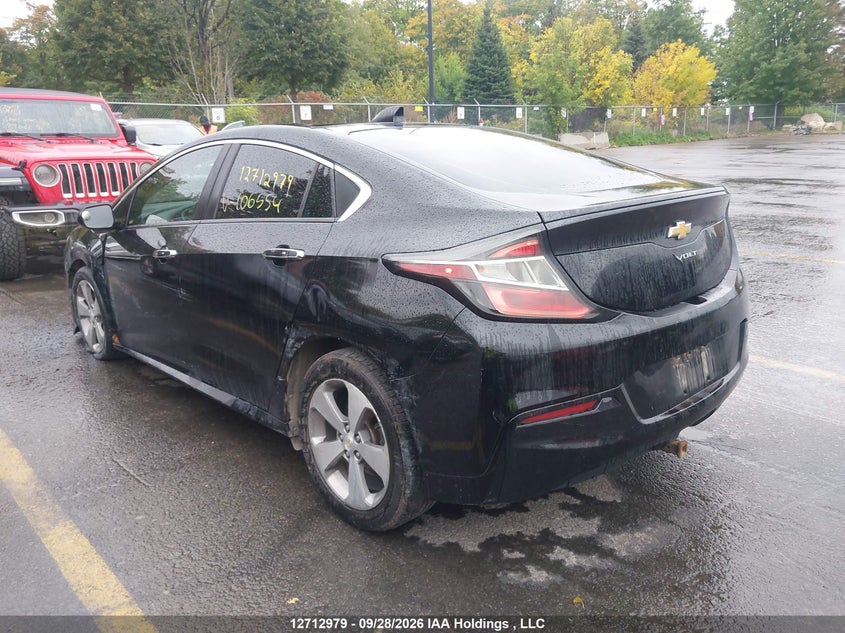 Vin: 1g1ra6s58ju106554, lot: 3119424, chevrolet volt 20183