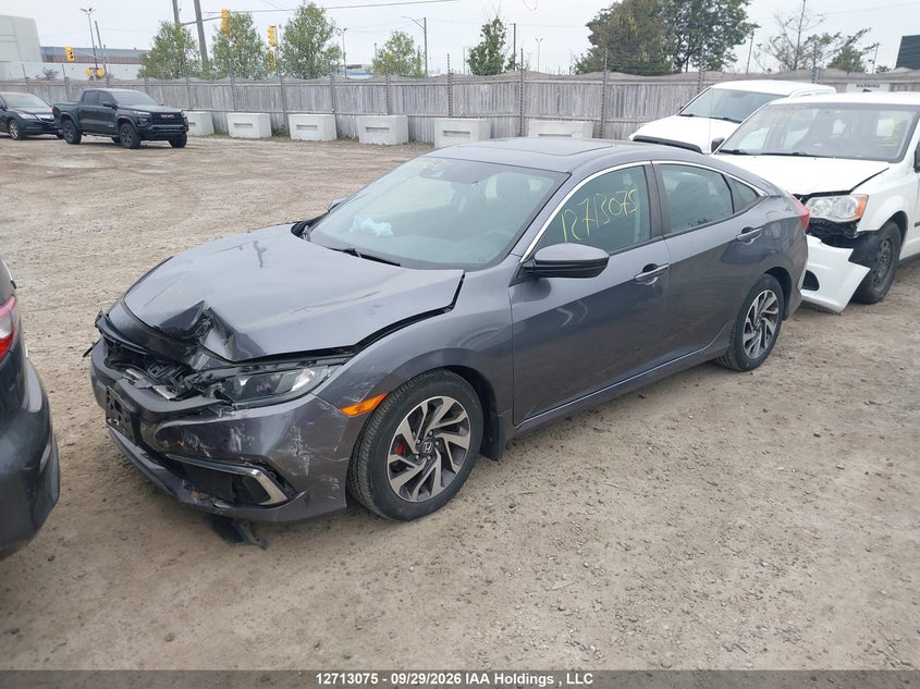 Vin: 2hgfc2f77lh019907, lot: 3119521, honda civic ex 20202