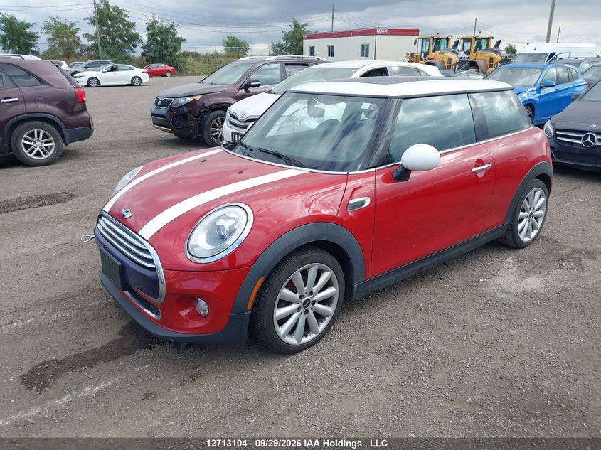 Vin: wmwxp5c53g3b14842, lot: 3119551, mini 3 door cooper 20162