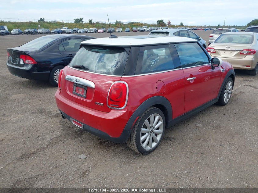Vin: wmwxp5c53g3b14842, lot: 3119551, mini 3 door cooper 20164