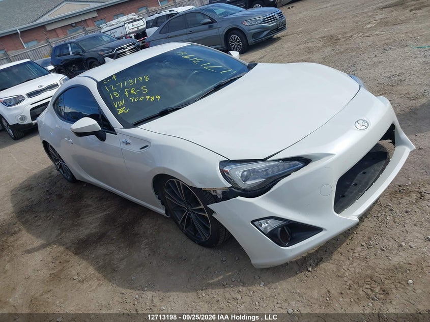 2015 Scion Fr-S Release Series, Water, IAAI, VIN JF1ZNAA14F9700989