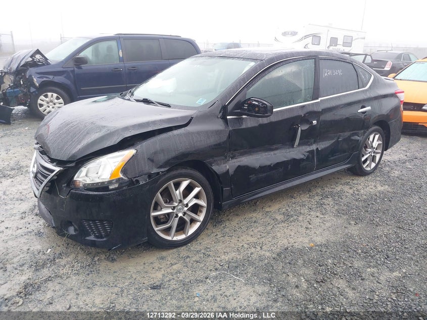 2015 Nissan Sentra 1.8 S/1.8 Sl/1.8 Sr/1.8 Sv, Front, IAAI, VIN 3N1AB7AP3FL646702 — photo 2