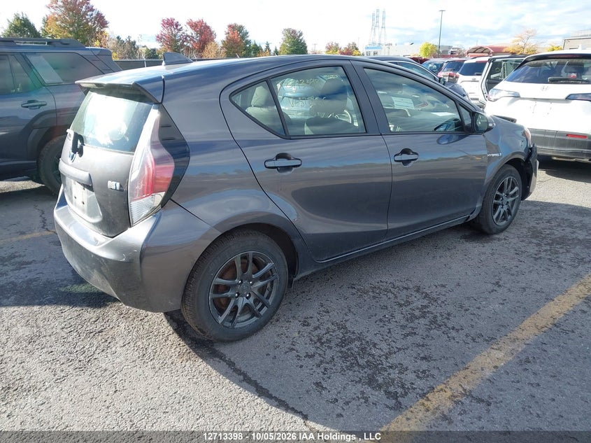 Vin: jtdkdtb30f1578866, lot: 3119856, toyota prius c 20154